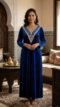 💎 روبة قطيفة رويال الفاخرة (L - XL - XXL)