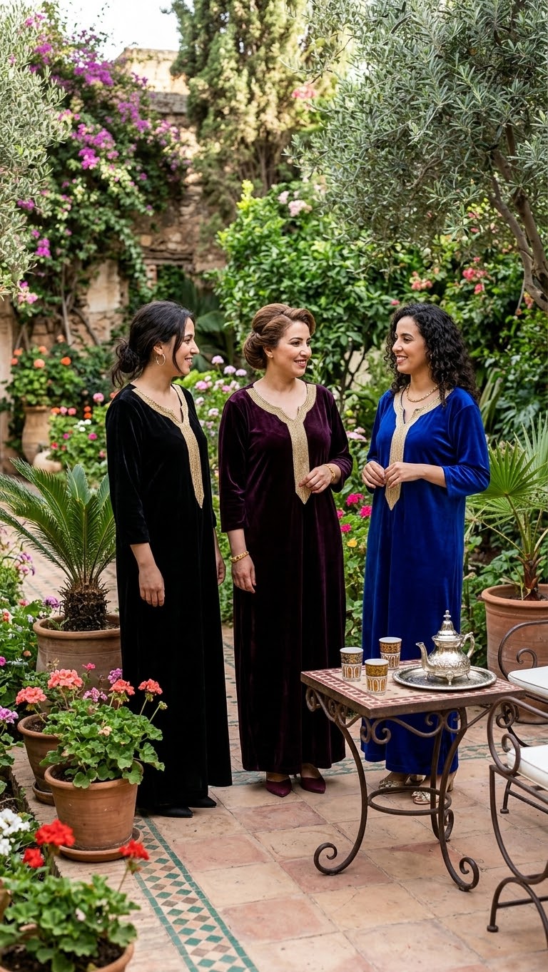 💎 روبة قطيفة رويال الفاخرة (L - XL - XXL)